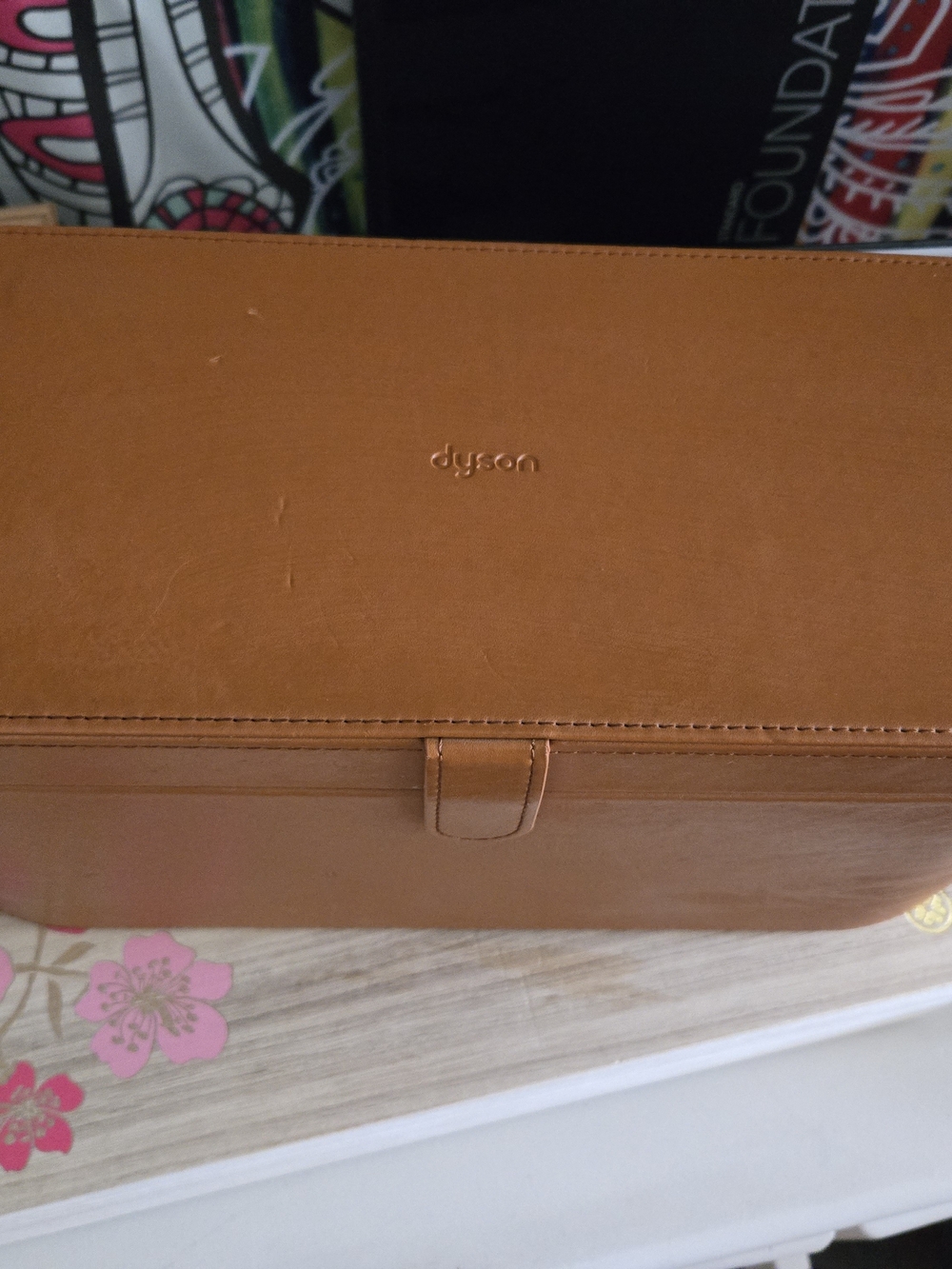 Dyson Brown Leather Hard Case